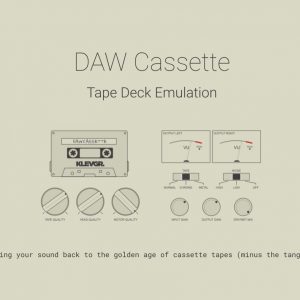 Klevgrand DAW Cassette Tape Deck Emulation PC/MAC CD Key